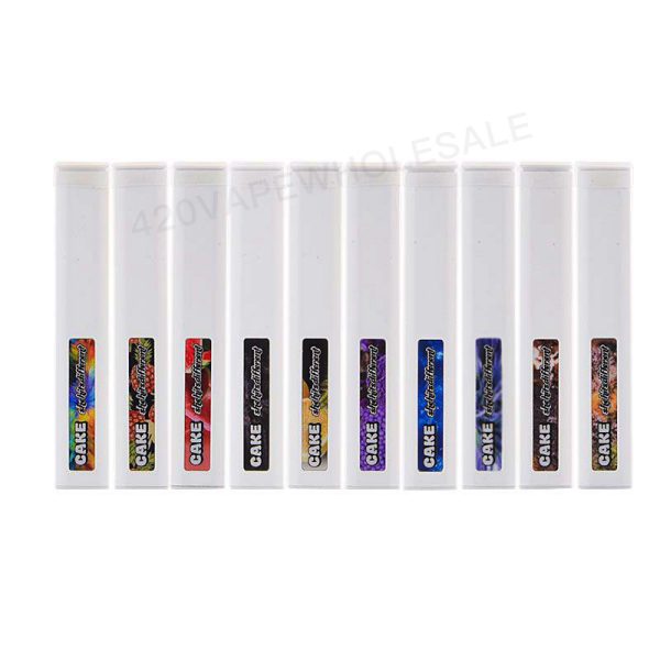 Newest CAKE She Hits Different Disposable Vape Pen 10 Flavors Empty 1ml Device Pods Rechargeable 280mah Battery For Oil Cartridges Stickers