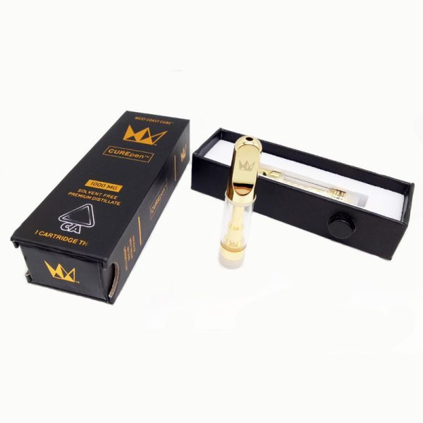 West Coast Cure Pen Carts0.8ml 1.0ml Ceramic Coil Cartridge With Child Resistant Packaging Box